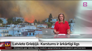 Latvijas tūristi nesteidz atcelt ceļojumu rezervācijas uz ugunsgrēku pārņemto Rodas salu