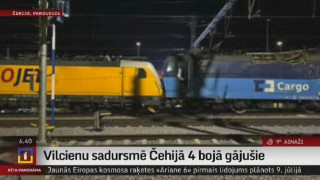 Vilcienu sadursmē Čehijā 4 bojā gājušie