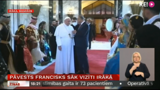 Pāvests Francisks sāk vizīti Irākā
