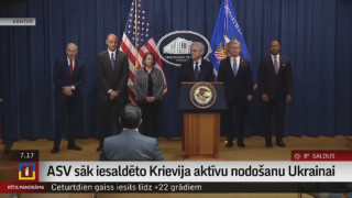 ASV sāk iesaldēto Krievija aktīvu nodošanu Ukrainai