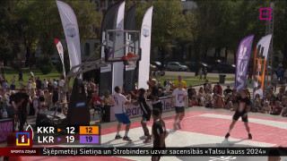 Notiek diennakts basketbola turnīrs – Krastu mačs