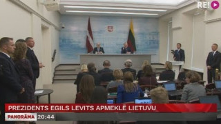 Prezidents Egils Levits apmeklē Lietuvu