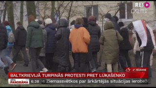 Baltkrievijā turpinās protesti pret Lukašenko