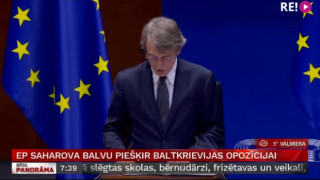 EP Saharova balvu piešķir Baltkrievijas opozīcijai