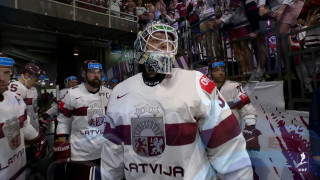 Pasaules čempionāta hokejā spēle Latvija – Slovākija