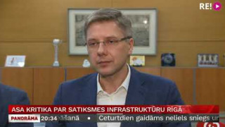 Asa kritika par satiksmes infrastruktūru Rīgā