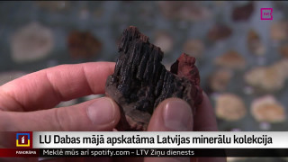 LU Dabas mājā apskatāma Latvijas minerālu kolekcija