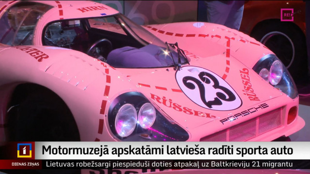 Motormuzejā apskatāmi latvieša radīti sporta auto