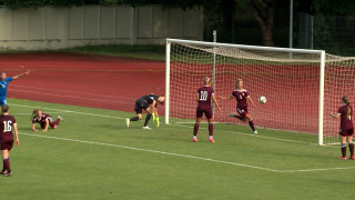 Sieviešu izlases pārbaudes spēle futbolā Latvija - Azerbaidžāna