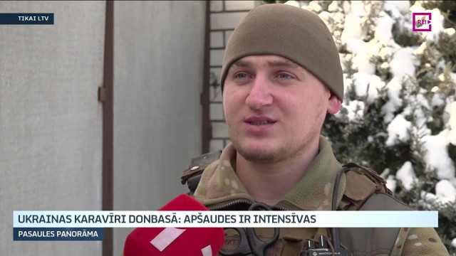Ukrainas karavīri Donbasā: apšaudes ir intensīvas