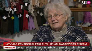 Latvijas pensionāri pakļauti lielam nabadzības riskam