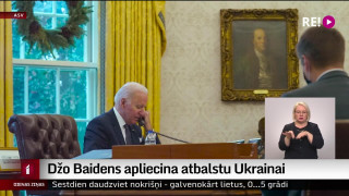 Džo Baidens apliecina atbalstu Ukrainai