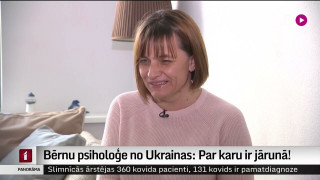 Bērnu psiholoģe no Ukrainas: Par karu ir jārunā!