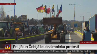 Polijā un Čehijā lauksaimnieku protesti