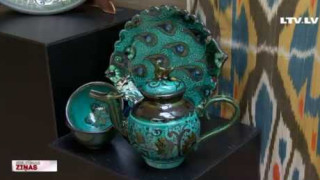 Uzbekistānas keramikas maģija Rīgā