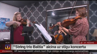 "String trio Baltia" aicina uz stīgu koncertu