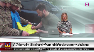 Zelenskis: Ukraina virzās uz priekšu visos frontes sektoros