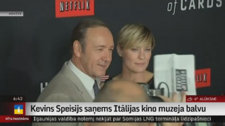 Kevins Speisijs saņems Itālijas kino muzeja balvu