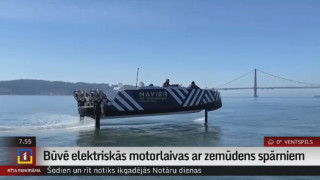 Būvē elektriskās motorlaivas ar zemūdens spārniem