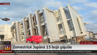 Zemestrīcē Japānā 15 bojā gājušie