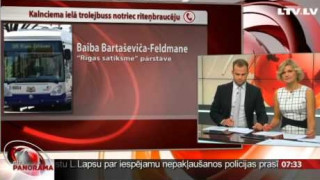 Telefonintervija ar "Rīgas satiksme" pārstāvi Baibu Bartaševicu - Feldmani