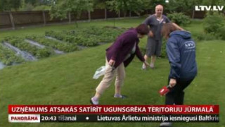 Uzņēmums atsakās satīrīt ugunsgrēka teritoriju Jūrmalā