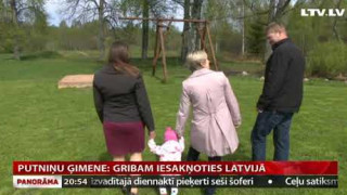 Putniņu ģimene: gribam iesakņoties Latvijā