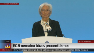 ECB nemaina bāzes procentlikmes