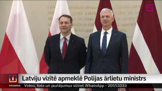 Latviju vizītē apmeklē Polijas ārlietu ministrs