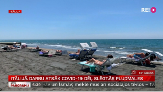 Itālijā darbu atsāk Covid-19 dēļ slēgtās pludmales