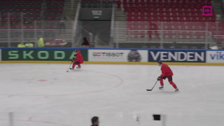 Pasaules hokeja čempionāta spēle Latvija - Kanāda. Intervijas ar Latvijas hokejistiem pirms mača