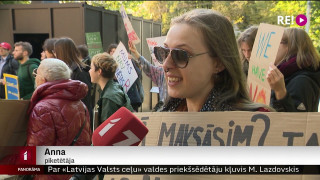 Klimata protesti arī Latvijā