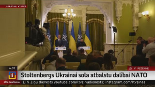 Stoltenbergs Ukrainai sola atbalstu dalībai NATO