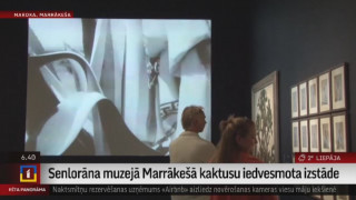 Senlorāna muzejā Marrākešā kaktusu iedvesmota izstāde