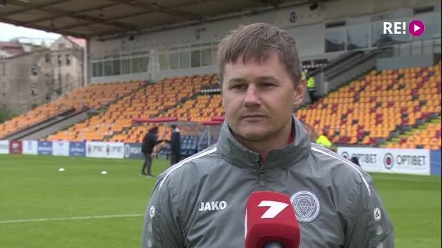 Riga FC - RFS. Intervija ar Riga FC treneri Kristapu Blanku pirms spēles