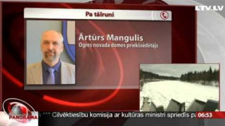 Telefonintervija  ar Ogres novada domes priekšsēdētāju Artūru Manguli