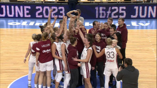 Eiropas čempionāta atlases spēle basketbolā sievietēm. Latvija – Izraēla
