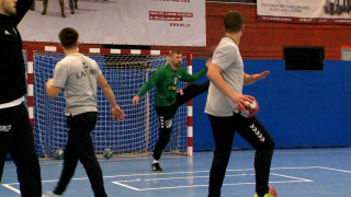 Latvijas handbola izlase aizvada treniņus pirms spēles ar Luksemburgu
