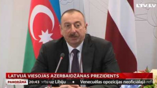 Latvijā viesojas Azerbaidžānas prezidents