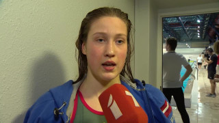 Latvijas atklātais čempionāts peldēšanā. Ieva Maļuka