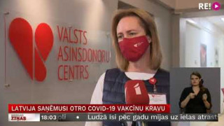 Latvija saņēmusi otro Covid-19 vakcīnu kravu