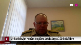 Uz Baltkrievijas robežas iekļūšana Latvijā liegta 1005 cilvēkiem