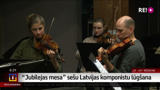 "Jubilejas mesa" sešu Latvijas komponistu lūgšana