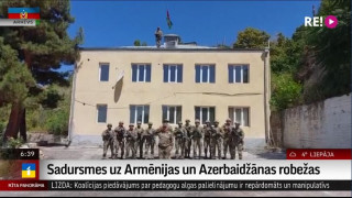 Sadursmes uz Armēnijas un Azerbaidžānas robežas