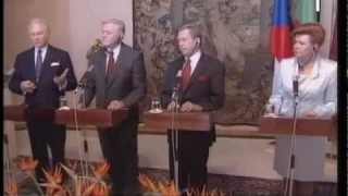 Vaclavs Havels pirms 15 gadiem viesojās Latvijā