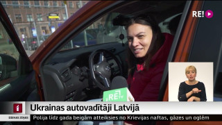 Ukrainas autovadītāji Latvijā
