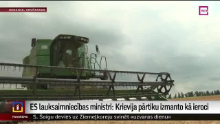 ES lauksaimniecības ministri: Krievija pārtiku izmanto kā ieroci