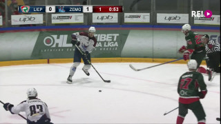 Hokeja čempionāta pusfināla 3.spēle HK "Liepāja" - "Zemgale/LLU" 0:2