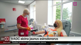 VADC aicina jaunus asinsdonorus