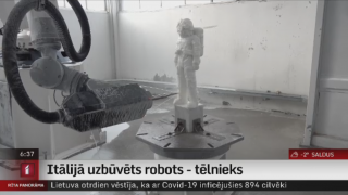 Itālijā uzbūvēts robots - tēlnieks